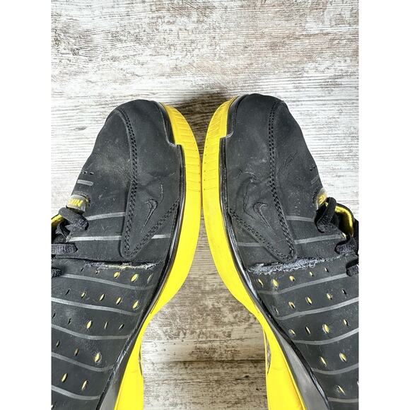 BEATERS: Men's Nike Air Zoom Huarache 2k4 Black Maize Kobe Mamba Sz 11 Athletic - Picture 11 of 13